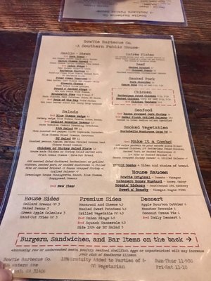 Menu photo 6 BowTie Barbecue Savannah, GA