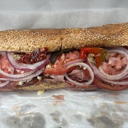 Jack's Place - The Supreme w/ long hots & pickles. Dynamite.