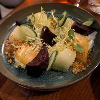 Field-n-Flame Midtown - Beet and watermelon salad - New American Near Me - Sacramento, California