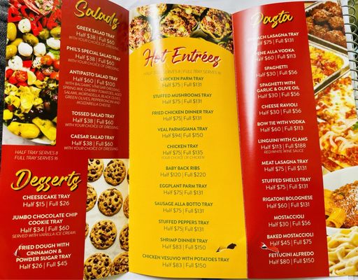 Menu photo 3 Phil's Pizza D'Oro Chicago, IL