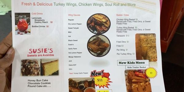 Menu photo 2 Susie’s Chicken & Fries Sumter, SC Menu photo 2 Susie’s Chicken & Fries Sumter, SC
