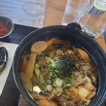 Tsurukawa Udon - sukiyaki nabe udon - overwhelmingly salty - Japanese Near Me - Tustin, California Tsurukawa Udon - sukiyaki nabe udon - overwhelmingly salty - Japanese Near Me - Tustin, California