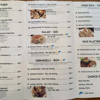 Pho Saigon Kitchen - Menu Center - Vietnamese Near Me - Lynchburg, Virginia