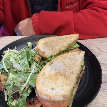 The Shores Restaurant - Chicken sandwich with Caesar salad. Chicken had good crunch, really good Caesar. - New American Near Me - Oxnard, California The Shores Restaurant - Chicken sandwich with Caesar salad. Chicken had good crunch, really good Caesar. - New American Near Me - Oxnard, California