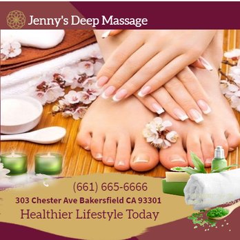 Jenny's Deep Massage - A massage therapist giving a foot massage will manipulate muscles and other soft tissues  to improve circulation, relieve pai... - Reflexology Near Me - Bakersfield, California