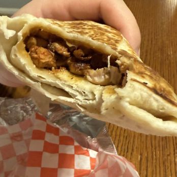 Cairos Gyros Tempe - Chicken Shawarma inside - Mediterranean Near Me - Tempe, Arizona