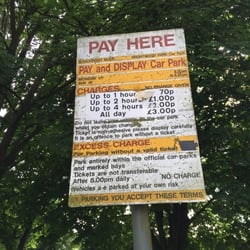 Bruntwood Park - Make sure u remember to pay and display