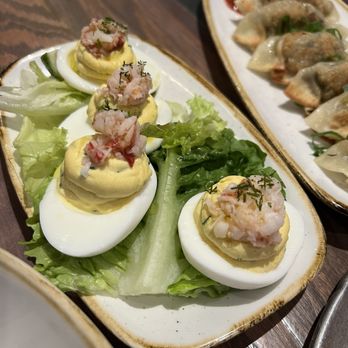 Monkeypod Kitchen - Lobster Deviled eggs - Tacos Near Me - Honolulu, Hawaii Monkeypod Kitchen - Lobster Deviled eggs - Tacos Near Me - Honolulu, Hawaii