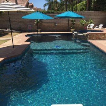 Handel's Pool Service - Baja deck with shallow end - Swimming Pools Near Me Handel's Pool Service - Baja deck with shallow end - Swimming Pools Near Me