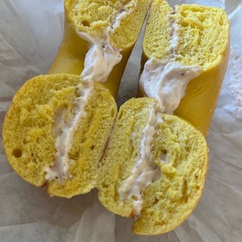 Bagel Street Cafe - Strawberry Cream Cheese Egg Bagel - Coffee & Tea Near Me - Alameda, California Bagel Street Cafe - Strawberry Cream Cheese Egg Bagel - Coffee & Tea Near Me - Alameda, California