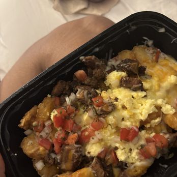 Taco John's - potato oles scrambler with steak - Mexican Near Me - Sioux Falls, South Dakota Taco John's - potato oles scrambler with steak - Mexican Near Me - Sioux Falls, South Dakota