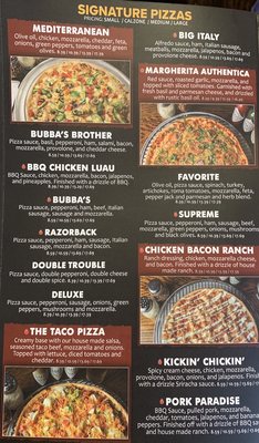 Menu photo 3 Brick Oven Pizza Company Abilene, TX