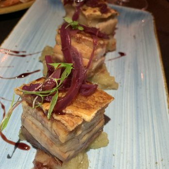 Lola Cocina - Crackled pork belly over apple sauce - Tapas/Small Plates Near Me - Sydney, NSW
