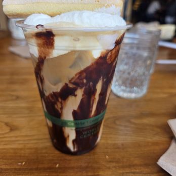 Elevenses Cafe & Bakery - Tiramisu iced latte - wasn't too sweet despite how it looks. Miscarpone cold foam and lady finger - Cafes Near Me - Brunswick, Maine Elevenses Cafe & Bakery - Tiramisu iced latte - wasn't too sweet despite how it looks. Miscarpone cold foam and lady finger - Cafes Near Me - Brunswick, Maine