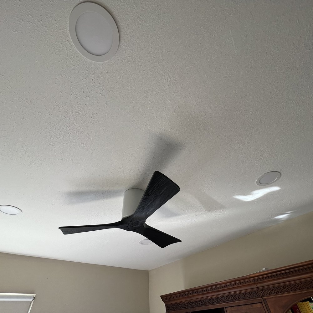 Add Bath - office fan and smart LED lights. - General Contractors Near Me