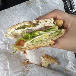 #4 Croissant with Turkey & Cheese