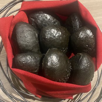 Basalt - Charcoal pandesal - New American Near Me - Honolulu, Hawaii Basalt - Charcoal pandesal - New American Near Me - Honolulu, Hawaii