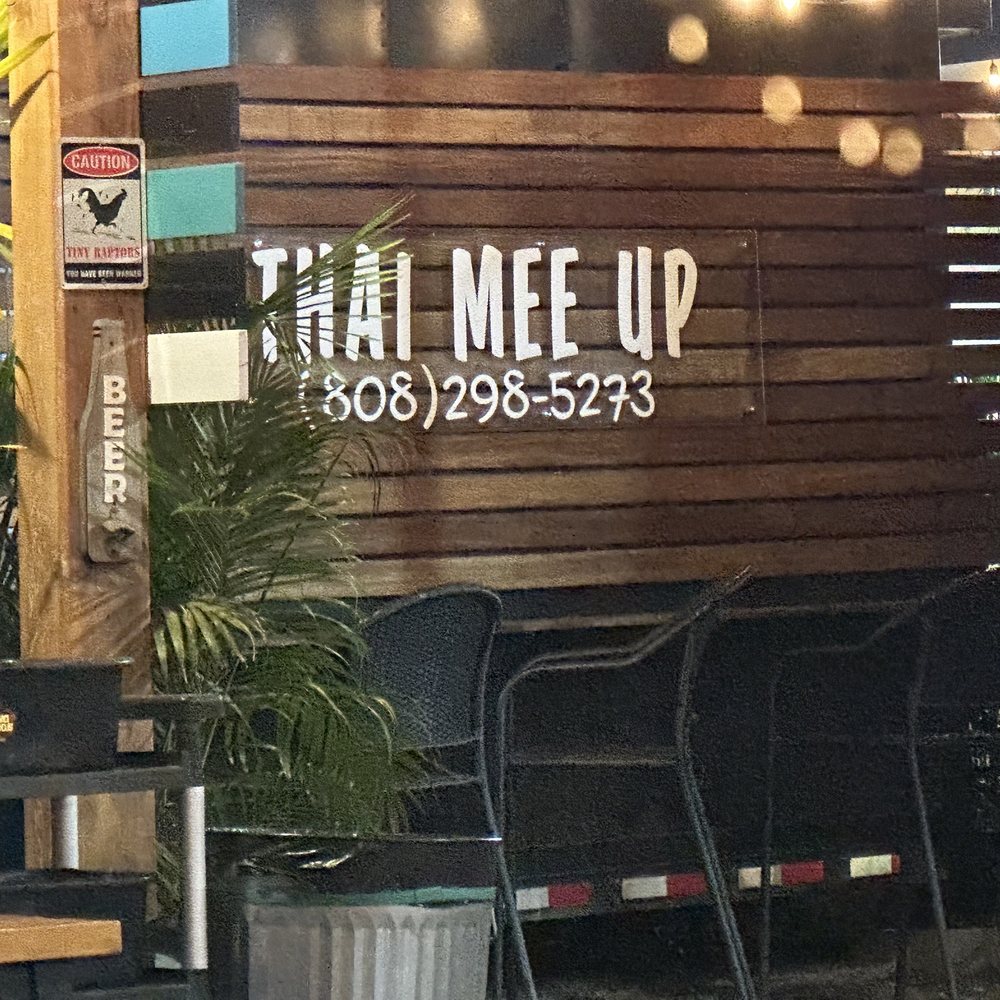 Thai Mee Up - Sign - Food Trucks Near Me - Kihei, Hawaii Thai Mee Up - Sign - Food Trucks Near Me - Kihei, Hawaii