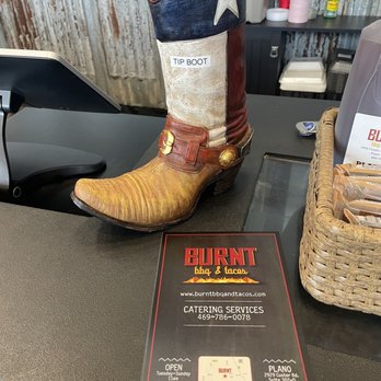 Burnt Bbq & Tacos - Tip Boot - Barbeque Near Me - Plano, Texas