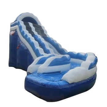Bounce With Us - 16 Foot Curve water slide - Party Supplies Near Me Bounce With Us - 16 Foot Curve water slide - Party Supplies Near Me
