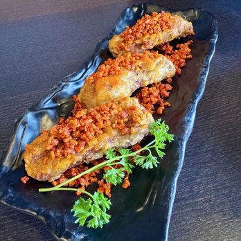 Miss Shang - Crispy pork ribs with fried garlic and chili - Asian Fusion Near Me - Milpitas, California Miss Shang - Crispy pork ribs with fried garlic and chili - Asian Fusion Near Me - Milpitas, California