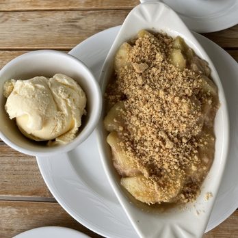 Piedmont's - Apple "crostata" with ice cream 4/5 - American Near Me - Leesburg, Virginia Piedmont's - Apple "crostata" with ice cream 4/5 - American Near Me - Leesburg, Virginia