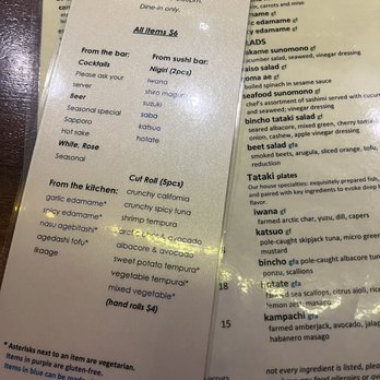 Tataki - Happy hour menu - Sushi Bars Near Me - San Francisco, California Tataki - Happy hour menu - Sushi Bars Near Me - San Francisco, California