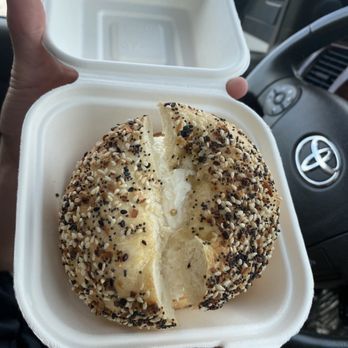 BKD Bagels - Everything bagel with cream cheese - Bagels Near Me - Purcellville, Virginia