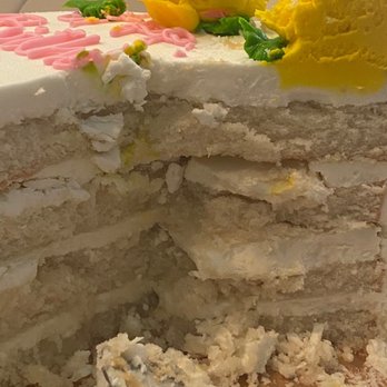 Three Brothers Bakery - Cake falling apart as you cut it. - Bakeries Near Me - Houston, Texas Three Brothers Bakery - Cake falling apart as you cut it. - Bakeries Near Me - Houston, Texas