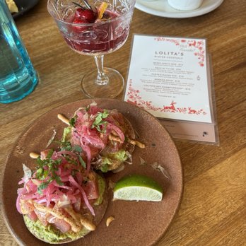 Lolita’s - Merry spritzmas cocktail and tuna tostadas - Mexican Near Me - Richmond, Virginia Lolita’s - Merry spritzmas cocktail and tuna tostadas - Mexican Near Me - Richmond, Virginia