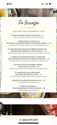 Menu photo 4 La Terraza Madrid, M