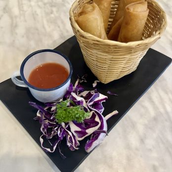 The Nine Heathrow Thai Grill & Kitchen - A3. Veggie Spring Rolls - Thai Near Me - Heathrow, Florida The Nine Heathrow Thai Grill & Kitchen - A3. Veggie Spring Rolls - Thai Near Me - Heathrow, Florida