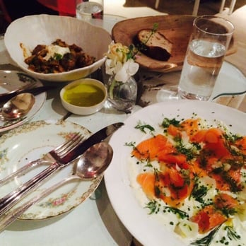 ABC Kitchen - Smoked salmon and bow tie pasta - Breakfast & Brunch Near Me - New York, New York ABC Kitchen - Smoked salmon and bow tie pasta - Breakfast & Brunch Near Me - New York, New York