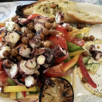 Psomi - Excellent grilled octopus salad. - Bakeries Near Me - Tampa, Florida
