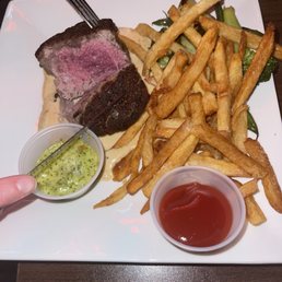 Steak Au Poivre medium rare Steak Au Poivre medium rare