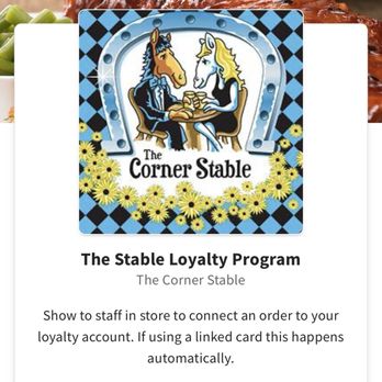 The Corner Stable - Loyalty program is a great benefit - Barbeque Near Me - Columbia, Maryland