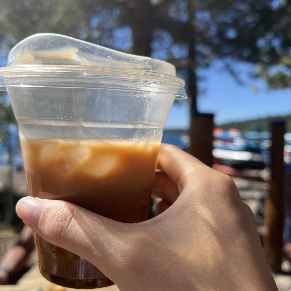 Waterman's Landing - Chai latte with almond mill - Breakfast & Brunch Near Me - Carnelian Bay, California Waterman's Landing - Chai latte with almond mill - Breakfast & Brunch Near Me - Carnelian Bay, California