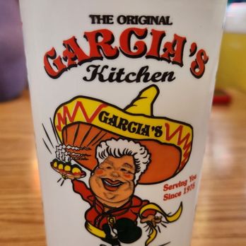 Garcia's Kitchen - Bright & cheery plastic drink cup. - New Mexican Cuisine Near Me - Albuquerque, New Mexico