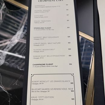 The Holbrook House - Champagne cart menu - Cocktail Bars Near Me - San Francisco, California The Holbrook House - Champagne cart menu - Cocktail Bars Near Me - San Francisco, California