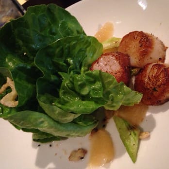 The Gage - Scallop salad w butter lettuce and grapefruit - New American Near Me - Chicago, Illinois The Gage - Scallop salad w butter lettuce and grapefruit - New American Near Me - Chicago, Illinois