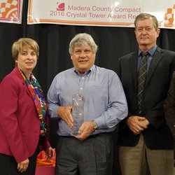 Robert J Brosi, DDS - Dr. Robert J. Brosi - recipient of the Crystal Tower Award for his exemplary partnership with schools in Madera County.
