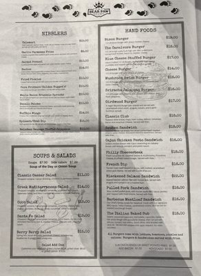 Menu photo 6 The Bear Paw Bar & Grill Anchorage, AK