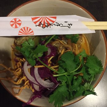The Salted Pig - Egg noodle soup with pork, pickled red cabbage, crunchy noodles - Gastropubs Near Me - Riverside, California The Salted Pig - Egg noodle soup with pork, pickled red cabbage, crunchy noodles - Gastropubs Near Me - Riverside, California