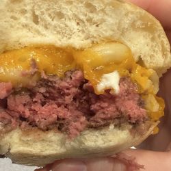 The Mad Apple Burger & Billiard - Undercooked burger