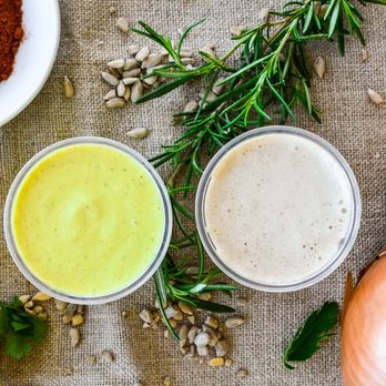 Ben's Fast Food - BFF Ranch and Lemon Thyme Sauces. All the sauces are full flavored, 100% plant-based, and gluten free - New American Near Me - Philadelphia, Pennsylvania Ben's Fast Food - BFF Ranch and Lemon Thyme Sauces. All the sauces are full flavored, 100% plant-based, and gluten free - New American Near Me - Philadelphia, Pennsylvania