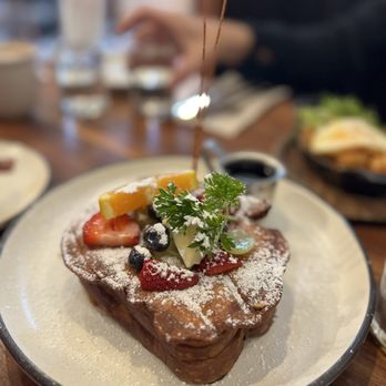 Kitchen Story - Mascarpone Stuffed Deep Fried French Toast the outside was more crunchy than expected. Was a bit tough to chew. - Breakfast & Brunch Near Me - Oakland, California Kitchen Story - Mascarpone Stuffed Deep Fried French Toast the outside was more crunchy than expected. Was a bit tough to chew. - Breakfast & Brunch Near Me - Oakland, California