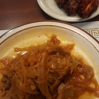 Hickory Bar-B Que - Cabbage roll, with rib sampler. - Steakhouses Near Me - Dayton, Ohio