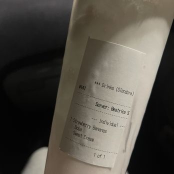 Krak Boba - Glendora - Strawberry Bananna Smoothie with Sweet Cream - Juice Bars & Smoothies Near Me - Glendora, California