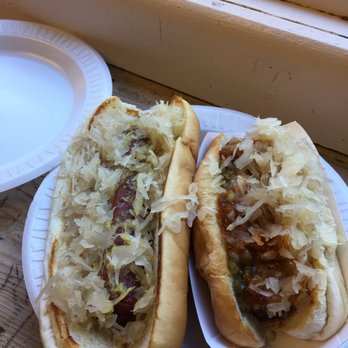 Lake Zoar Drive-In - Chili dog and hot dog with works. - Burgers Near Me - Stevenson, Connecticut Lake Zoar Drive-In - Chili dog and hot dog with works. - Burgers Near Me - Stevenson, Connecticut