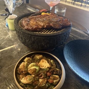 Fuego Vivo - My strip and brussel sprouts - Mexican Near Me - Memphis, Tennessee